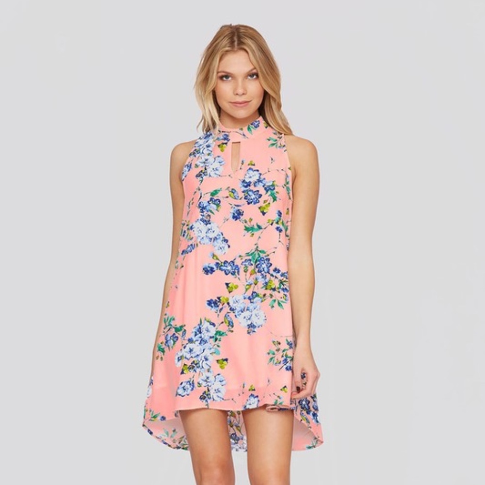 **SALE*Pink Floral Spring Dress *Made in the USA!*